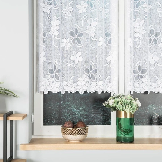 Firanka żakardowa w metrażu 049885 - kupon 70x110cm