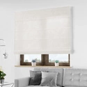 Roleta rzymska VELVET DELUXE / ivory (offwhite) / szyta na wymiar