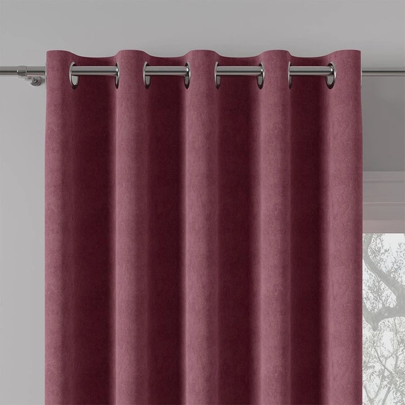 Tkanina zasłonowa MILAS / wysokość 290cm / kolor 020 (ciemny pudrowy róż)