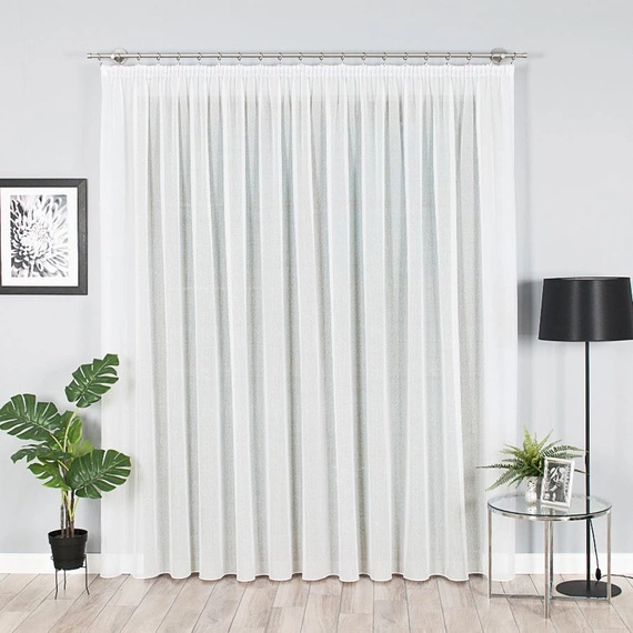 Firanka SABLE / kolor kremowy / wysokość 330cm