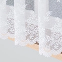 Firanka żakardowa 054160 / kolor biały / wysokość 160cm
