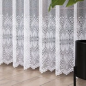 Firanka żakardowa na metry 358690 / kolor biały / kupon 210x270cm