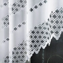 Firanka gotowa żakardowa FILOMENA / 270x120cm / kolor biały
