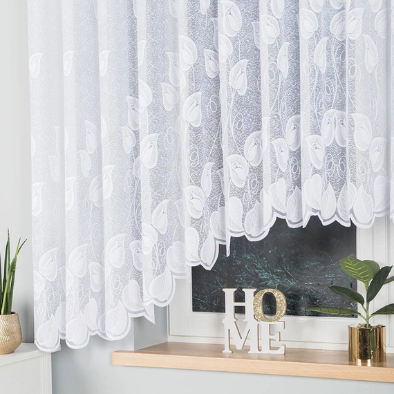 Firanka żakardowa gotowa NORA / 023097 / 400x160cm