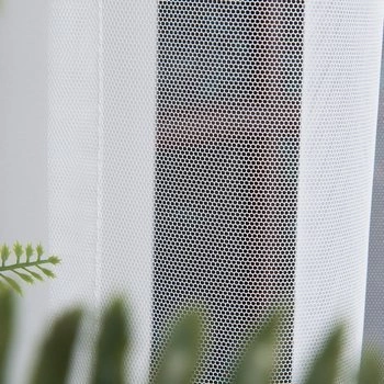 Firanka tiulowa z obciążnikiem, TULGREK wys 300cm kolor biały