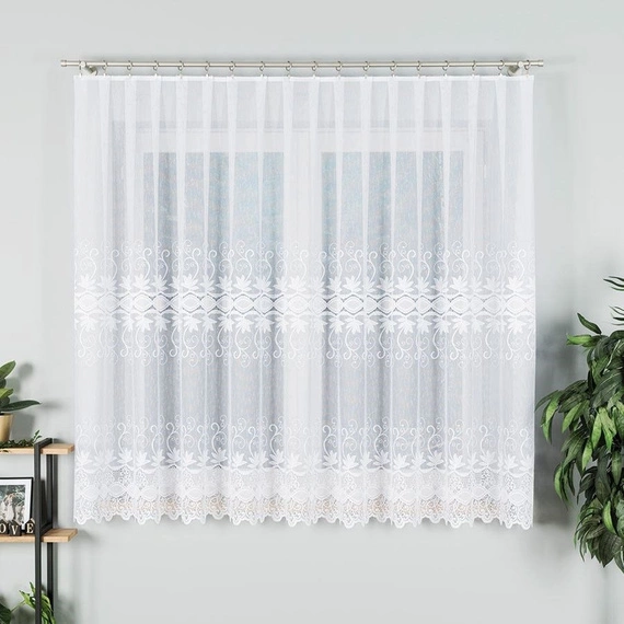 Firanka żakardowa na metry 018960 / kupon 220x170cm