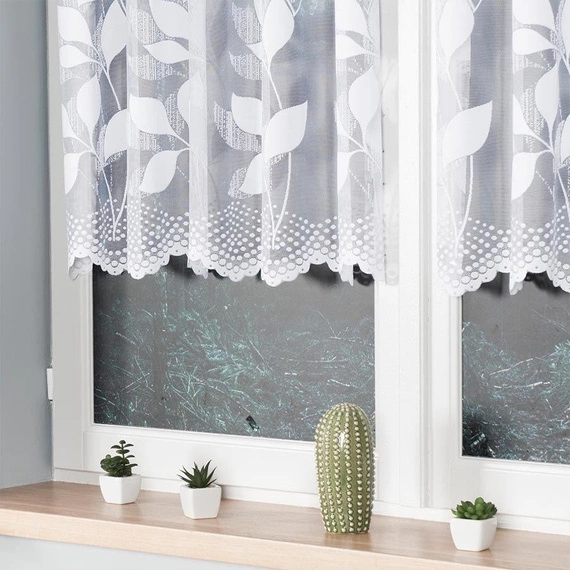 Firanka żakardowa w metrażu 023083 - kupon 160x110cm