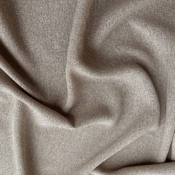 Tkanina zasłonowa na metry SAND / kolor szarobeżowy - C05 / kupon 100x300cm