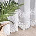Firanka haftowana 725369 / kolor biały / wysokość 250cm