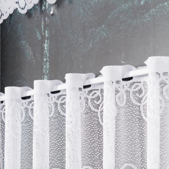 Firanka żakardowa w metrażu 001539 / wysokość 50cm