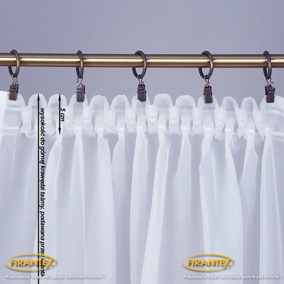 Usługa marszczenia firan i zasłon