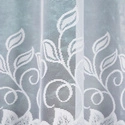Firanka gotowa żakardowa BASTIA / 300x150cm / kolor biały