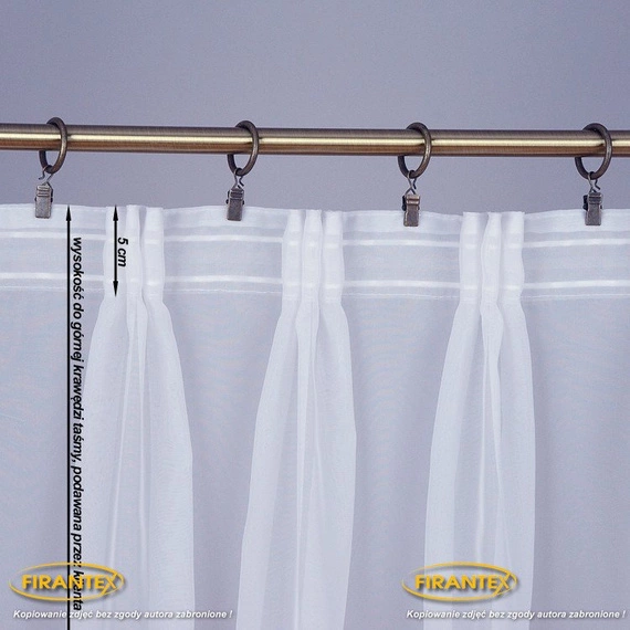 Usługa marszczenia firan i zasłon