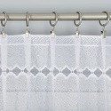 Firanka gotowa żakardowa FILOMENA / 270x120cm / kolor biały