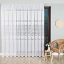 Firanka żakardowa na metry 018869 / kolor biały / wysokość 220cm
