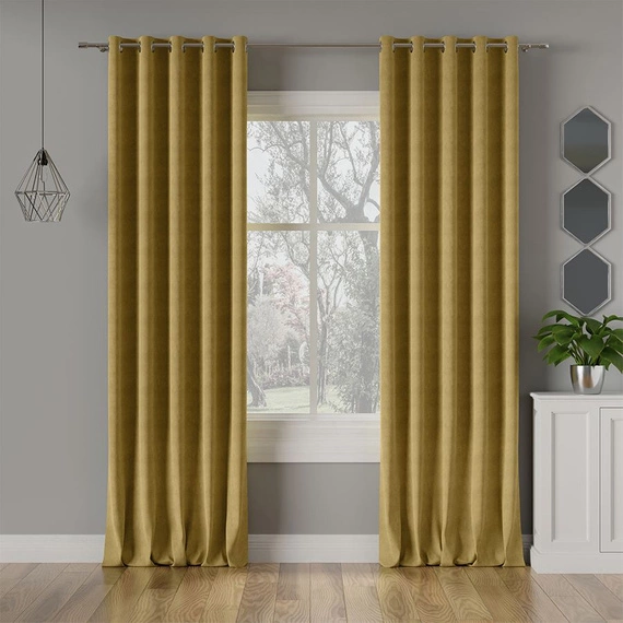 Tkanina zasłonowa MILAS / wysokość 290cm / kolor 014 (groszkowy)