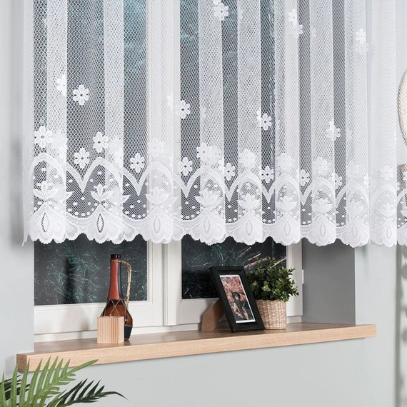 Firanka żakardowa w metrażu 004421 - wysokość 130cm