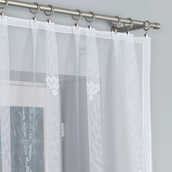 Firanka gotowa żakardowa MATYLDA / 310x160cm / kolor biały