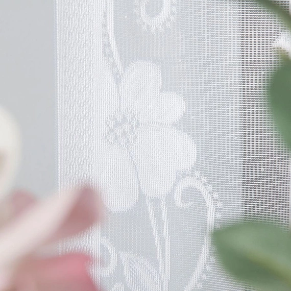 Firanka gotowa żakardowa LUDWIKA / 310x160cm / kolor biały