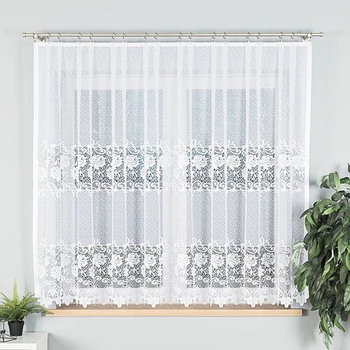 Firanka żakardowa gotowa DEMETRIA / 017480 / PROSTA / 300x160cm