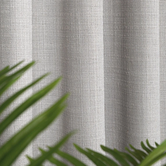 Tkanina zasłonowa na metry Laila / kolor 003 szary / kupon 150x300cm