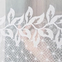 Firanka haftowana na metry 127136 / kolor biały / wysokość 160cm