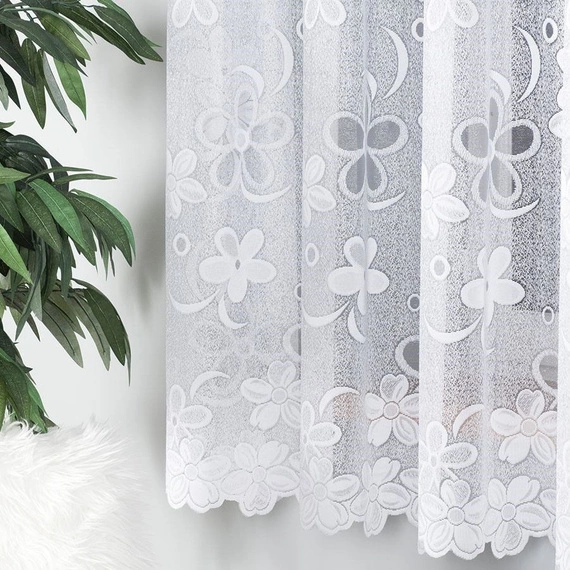 Firanka żakardowa w metrażu 049885 / kupon 170x180cm