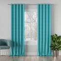 Tkanina zasłonowa MILAS / wysokość 290cm / kolor 035 (turkusowoniebieski)