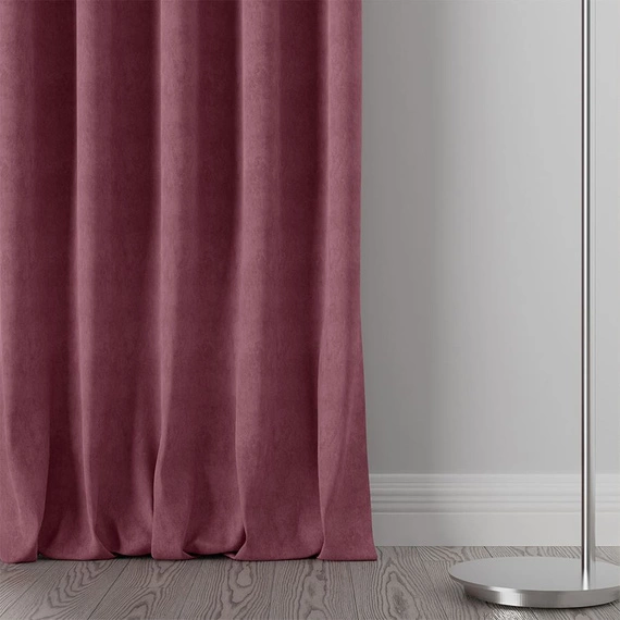 Tkanina zasłonowa MILAS / wysokość 290cm / kolor 020 (ciemny pudrowy róż)