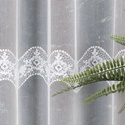 Firanka haftowana 725369 / kolor biały / wysokość 250cm