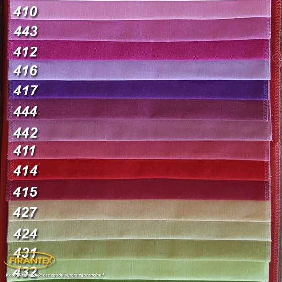 Tkanina NATURE / kolor 410 (różowy) / kupon 180x240cm