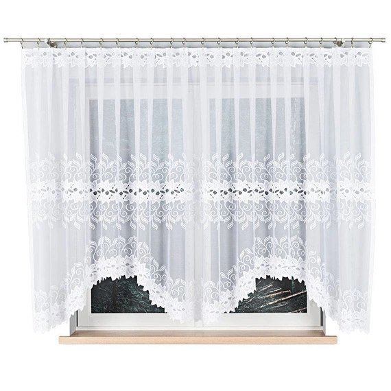 BASTIA Firanka konfekcjonowana 400x160cm