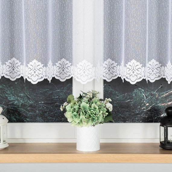 Firanka żakardowa na metry 023405 / kupon 100x130cm