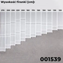 Firanka żakardowa w metrażu 001539 / wysokość 250cm
