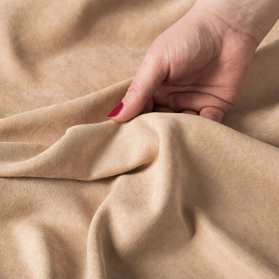 Tkanina zasłonowa MILAS / kolor 009 (piaskowy) / kupon 135x290cm