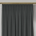 Tkanina zasłonowa na metry Lukrecja / wysokość 310cm / kolor 034 grafitowy