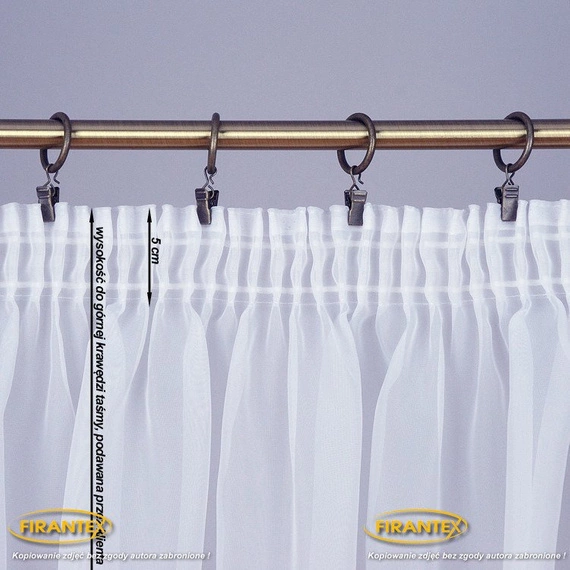 Usługa marszczenia firan i zasłon