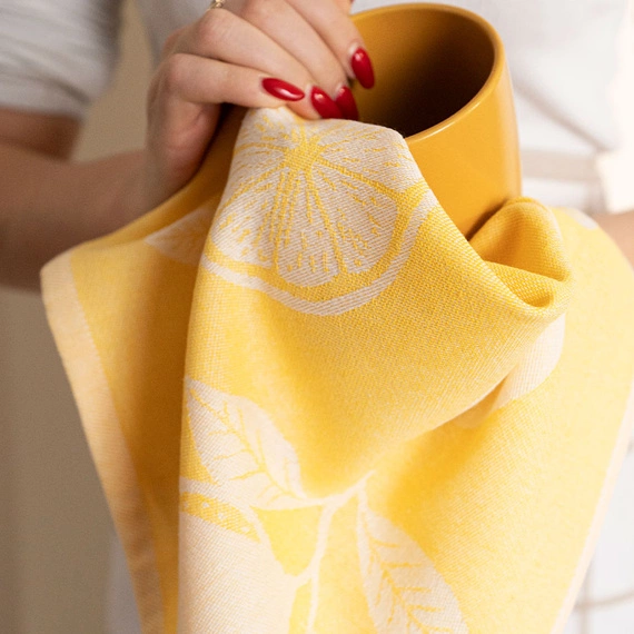 CYTRYNKA Ścierka kuchenna, rozmiar 50x70cm, kolor żółty 011