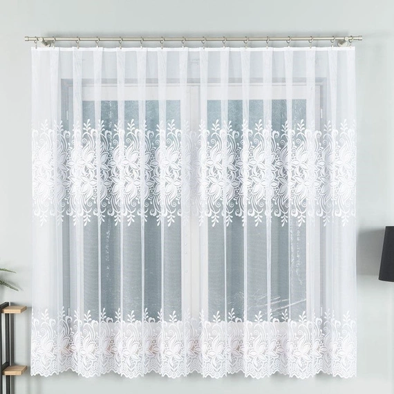 Firanka żakardowa na metry 018227 / wysokość 180cm