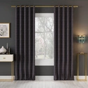 Tkanina zasłonowa MILAS / wysokośc 290cm / kolor 033 (grafitowy)