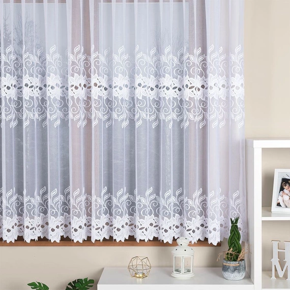 Firanka żakardowa gotowa BASTIA / 648107 / 400x160cm