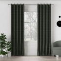Tkanina zasłonowa MILAS / kolor 801 (grafitowy) / kupon 190x290cm