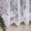 Firanka żakardowa na metry 023338 / kolor biały / kupon 230x250cm