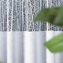 Firanka żakardowa 018352 / kolor biały / wysokość 100cm