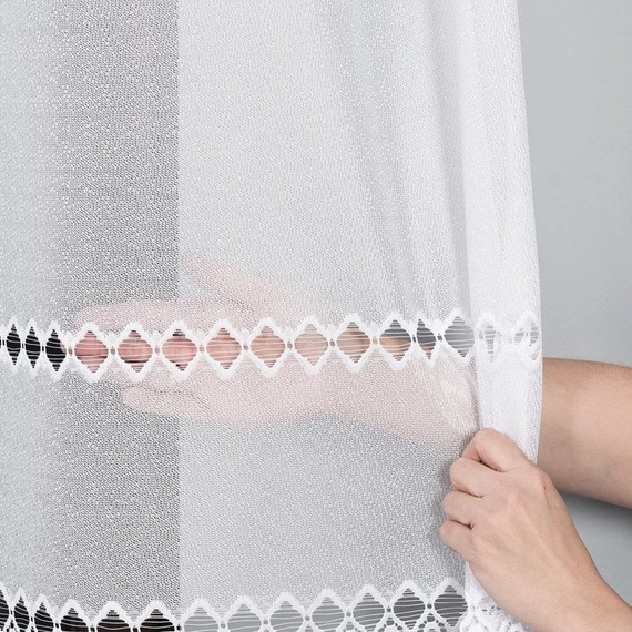 Firanka żakardowa w metrażu 018669 - wysokość 230cm