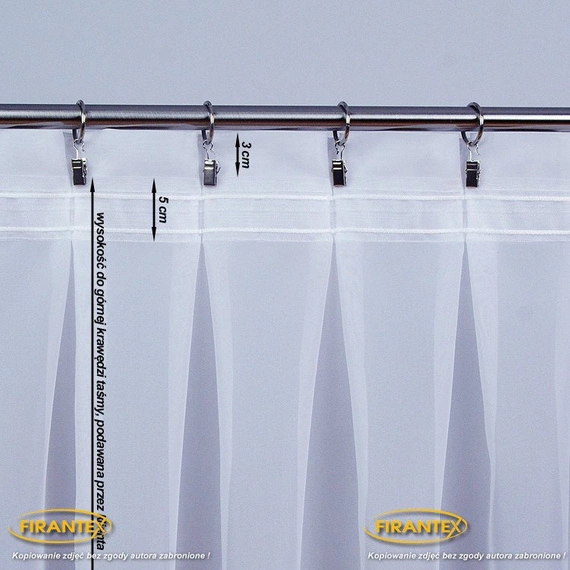 Usługa marszczenia firan i zasłon