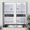Firanka żakardowa w metrażu 001539 / wysokość 50cm