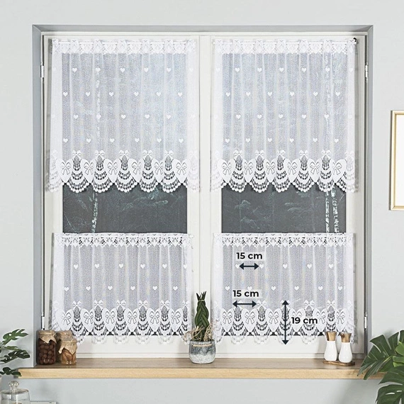 Zazdroska żakardowa na metry 017811 / wysokość 70cm