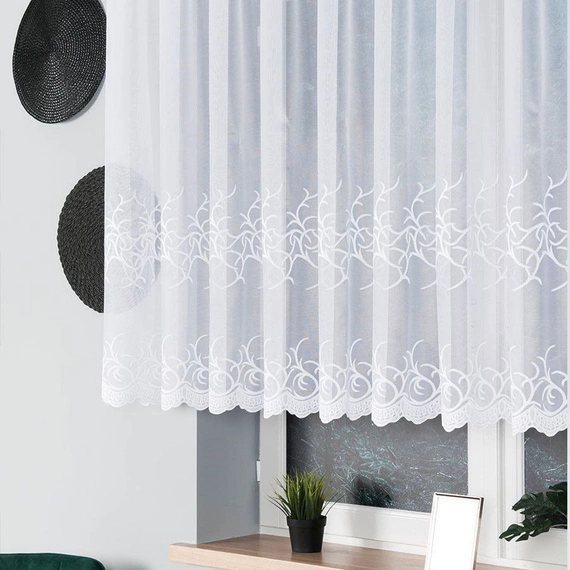 Firanka żakardowa na metry 023297 - wysokość 130cm