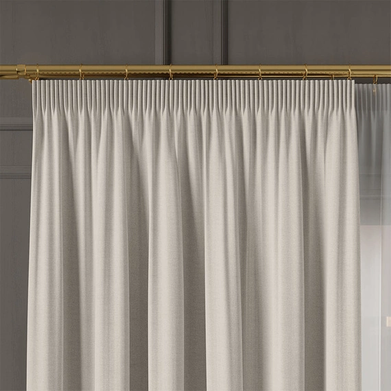 Tkanina zasłonowa IBIZA / wysokość 300cm / kolor 016 jasny beżowy